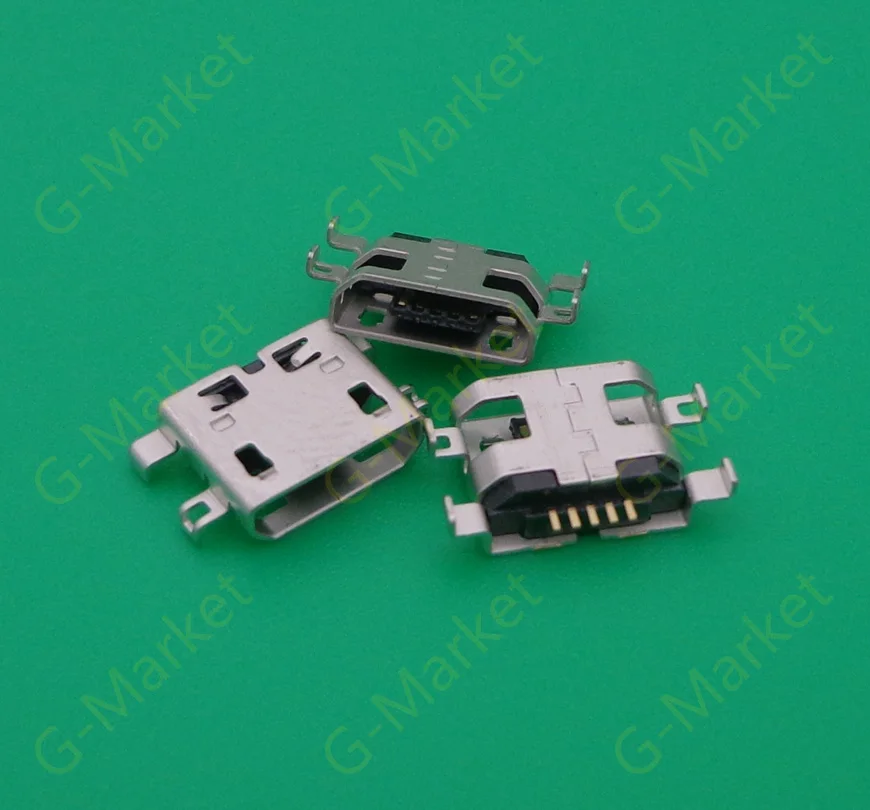 100Pcs Charging Port USB Charger Plug Dock Connector For Alcatel One Touch POP OT995 Idol 2S 6050 C7 Dual 7040 7041 4S 6070 6030