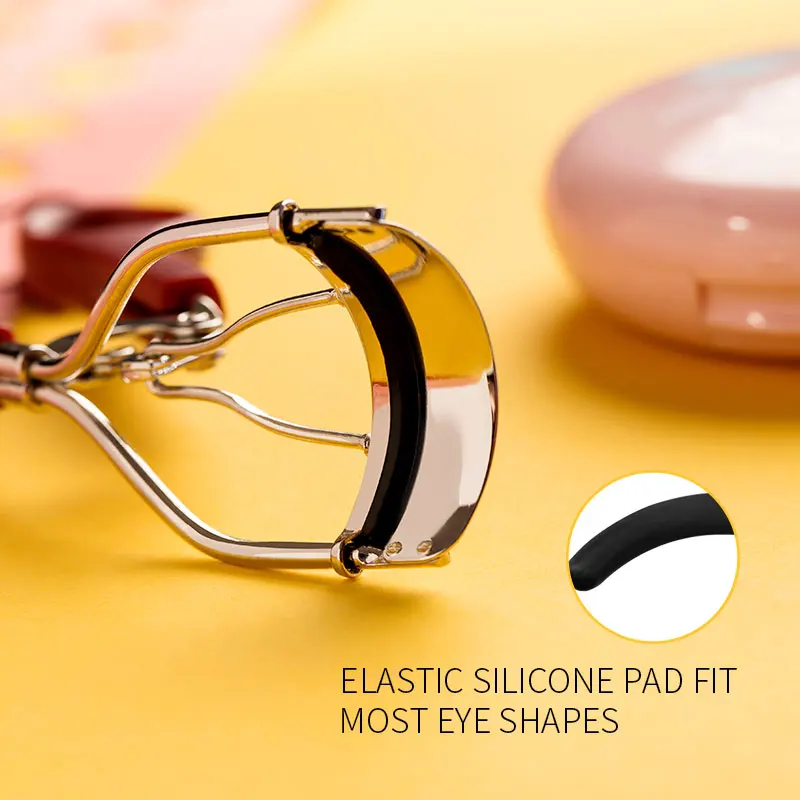 ILISYA Handle Eyelash Curlers Peralatan Rias Eyelashories ไม่เจ็บขนตา Brilliant,Curl ยาวนาน