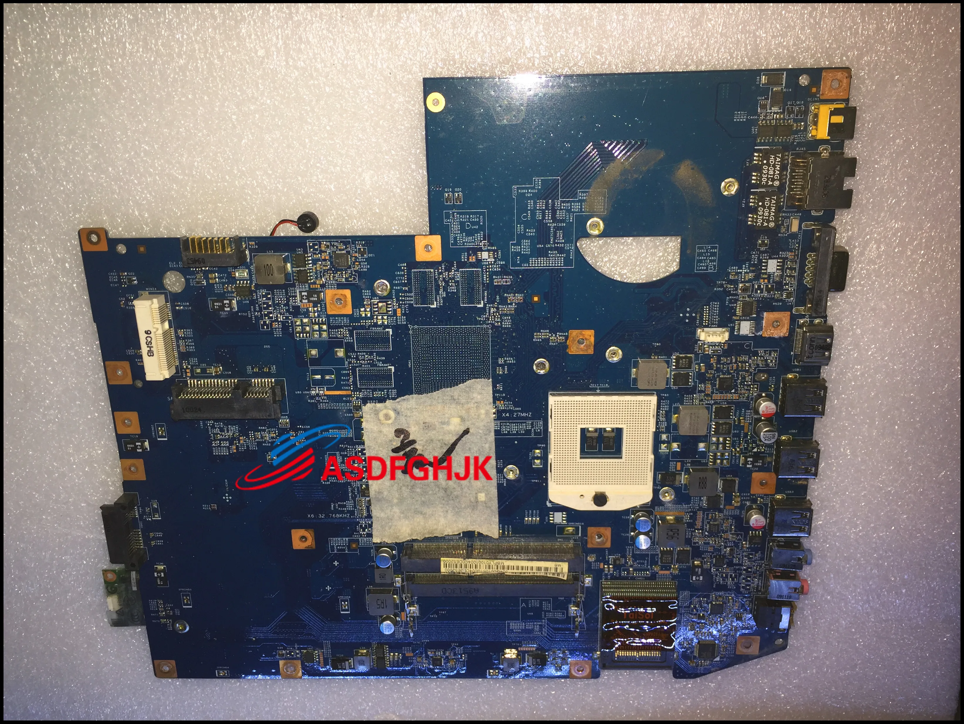 

used Original For Acer aspire 7740 7740G Laptop Motherboard 48.4GC01.011 MBPLY01001 Mainboard Test OK