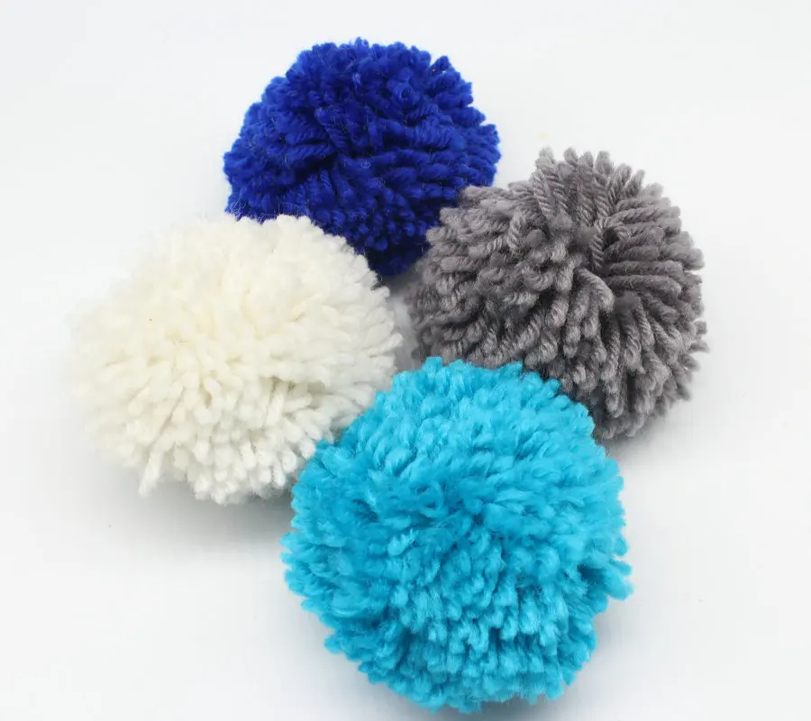 100pcs 70mm large mix color hand made yarn ball Garland DIY Pom Pom Garland Bunting Banner garland decor