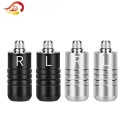 QYFANG 1 Pair Audio Enthusiasts Jack DIY Earphone Pin Rhodium Plated Beryllium Copper Connector MMCX Plug For SE846 SE535 SE215