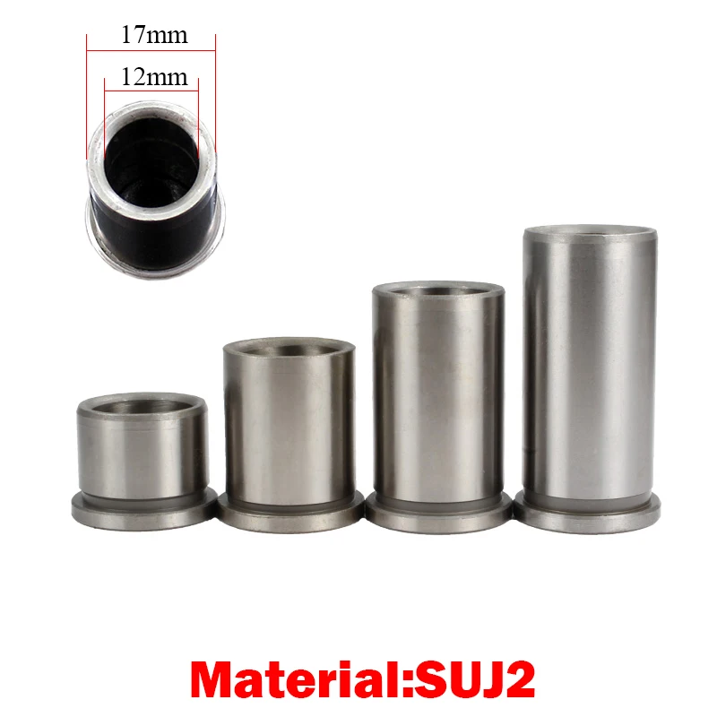 12mm ID 17mm OD 45mm 50mm Length HRC58 Plastic Hardware Mould High Precision Mould Shoulder Guide Leader Sleeve Bushing