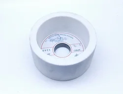 New 125*63*32mm white alundum ceramic cup type grinding wheel Universal grinding wheel for Hardened steel , Gears, screws, etc.