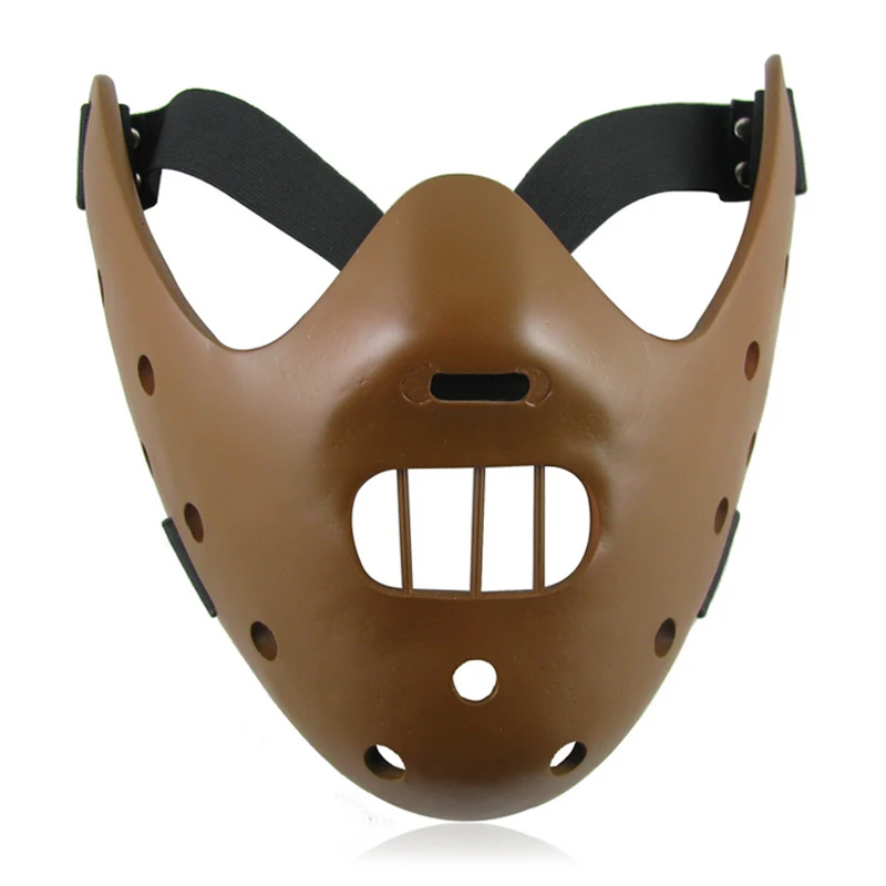 Silence of the Lambs Hannibal Movie Theme Mask for Party Halloween Christmas Cosplay Costume Resin Mask Adults Free Shipping