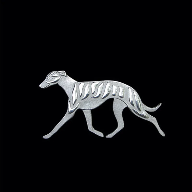 Handmade personalized cute Whippet dog brooche fashion jewelry gift idea