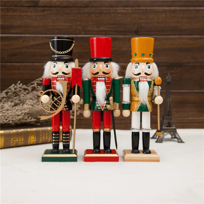 3PCS/set 25cm Action & Toy Foreign Trade Original Christmas Nutcracker Puppet Combination Children Christmas Gift Ht121