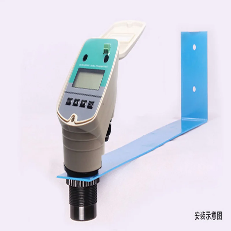 4-20MA integrated ultrasonic level meter / ultrasonic level transmitter / 0-15M ultrasonic water level gauge DC24V liquid sensor