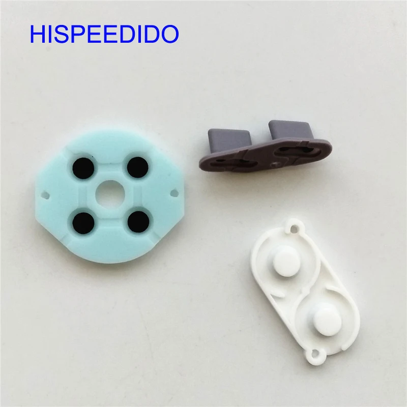 HISPEEDIDO 2 เซ็ต/ล็อตเปลี่ยน Conductive ยางซิลิโคนสําหรับ Nintendo Gameboy Classic GB GBO คอนโซล DMG