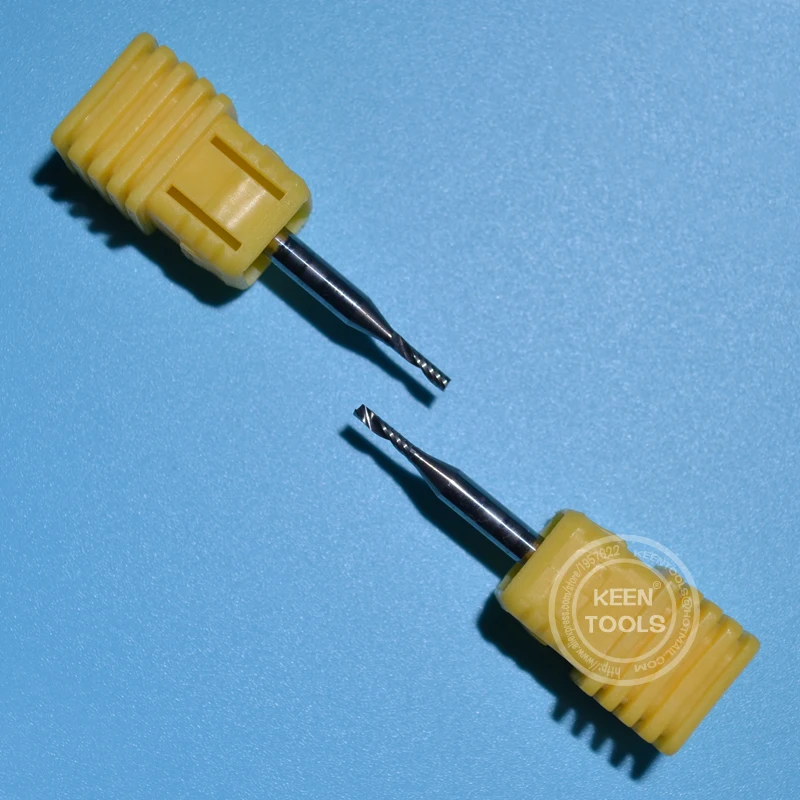 EM3.1.506mm(H2) High Quality Steel One Flute Spiral End Mill CNC Cutter Drill Bits For Acrylic,PVC