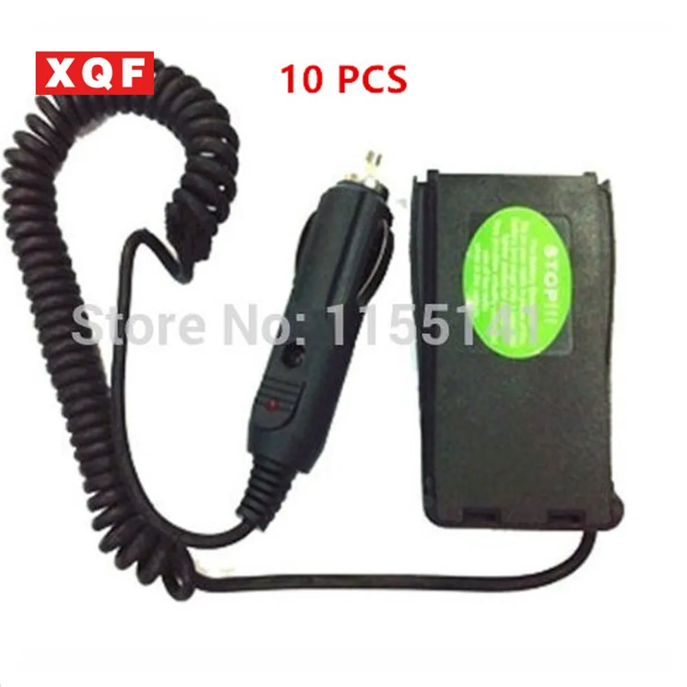 XQF 10 PCS Power Supply Charger Car Battery Eliminator Adapter Simulator for BaoFeng BF888S , BF777S, BF666S, H777 Two Way Radio