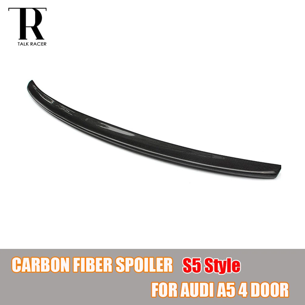 

A5 S5 Style Carbon Fiber Rear Wing Spoiler for Audi A5 S5 4 DOOR Sedan Only 2009 - 2016