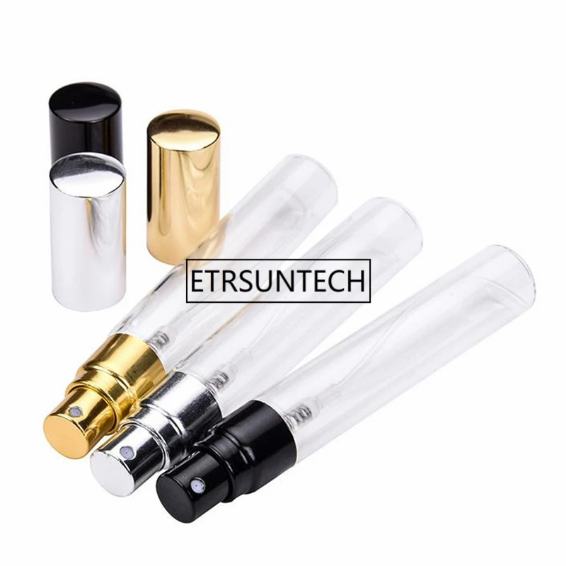 8ml Refillable Portable sample perfume bottles Travel Spray Atomizer Empty perfume bottle mini sample container F1796