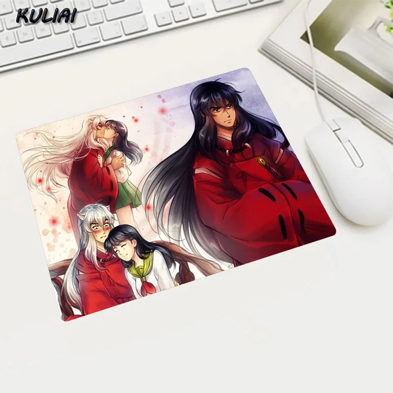 XGZ High Quality Durable Gamer Small Size Mouse Pad Inuyasha Rectangular Rubber Slip Office Laptop Gaming Mouse Pads for Pubg