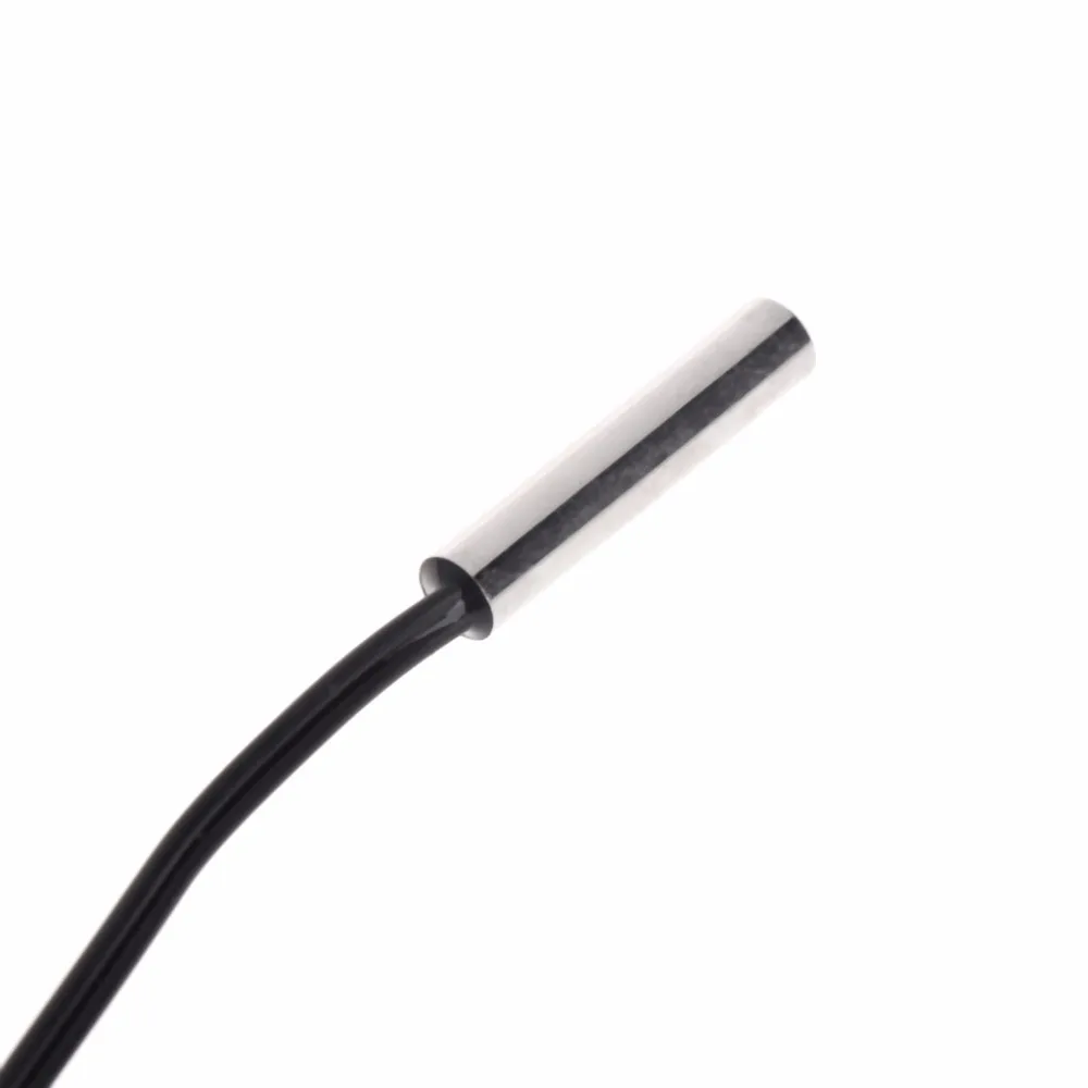 150 cm NTC 10 K Ohm 1% 3435 Thermistor Temperature Sensor Cylinder Probe 1.5 m Wire