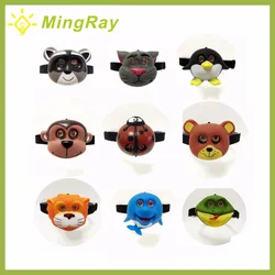 Child outdoor LED headlight AAA Battery animal shape cute headlamp Flashlight on head for boy girl Camping Kids creative gift