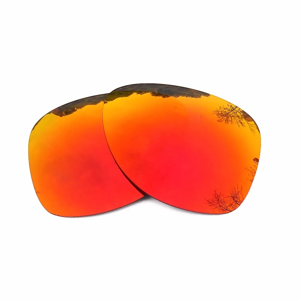 Black & Orange Red Mirrored Polarized Replacement Lenses for Crosshair 2012 Frame 100% UVA & UVB