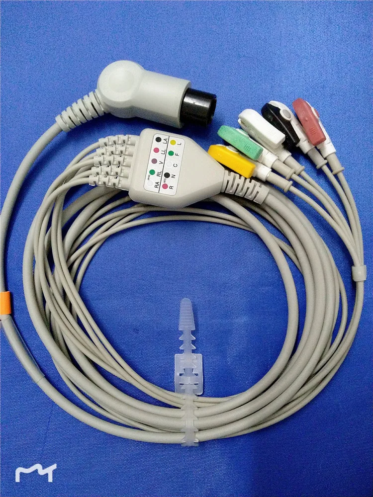 

Free Shipping Compatible for MINDRAY MEK COMEN,WELCH ALLYN,GOLDWAY,SPACELABS,PRO1000Biolight One-Piece Series Patient Cable