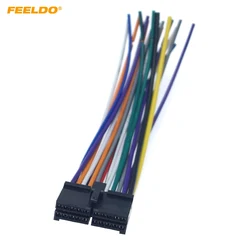 FEELDO Auto Universal Head Unit CD/DVD Stereo Audio Radio 20Pin Wiring Harness Cable Plug for Aftermarket #HQ6122