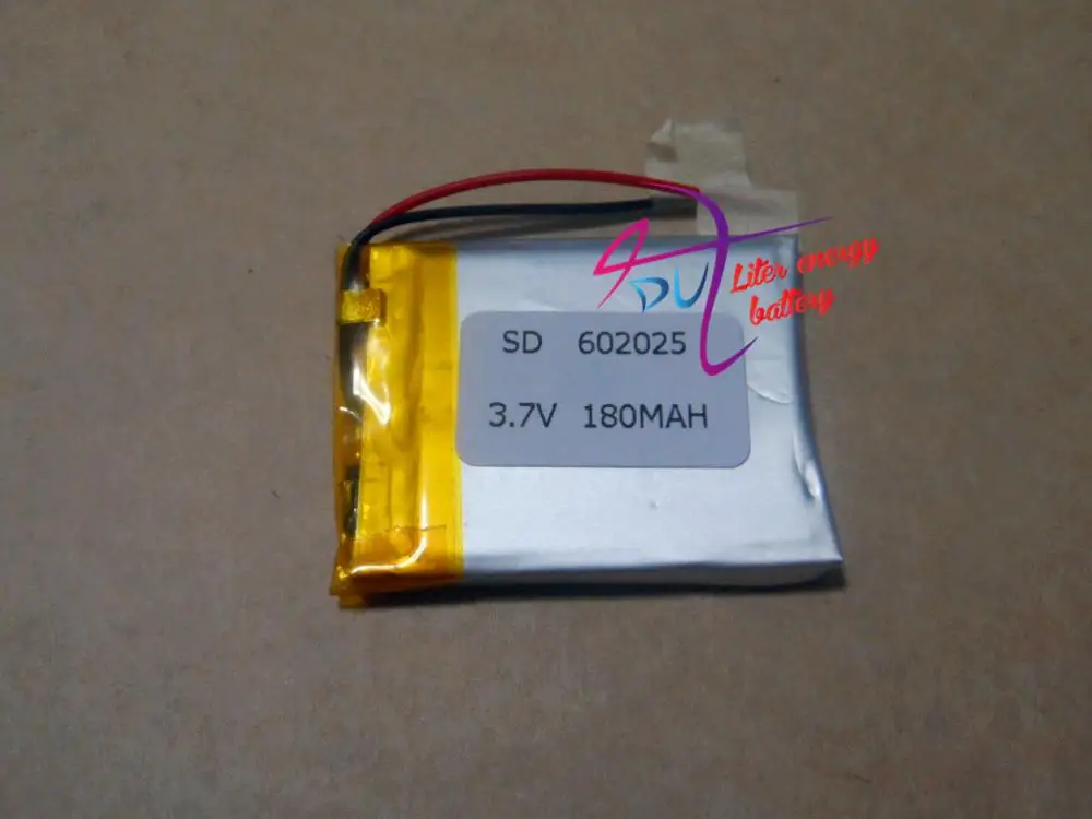 best battery brand High Quality 602025 3.7V 180mah Lithium polymer Battery with Protection Board For MP3 MP4 MP5 GPS Digital Pro