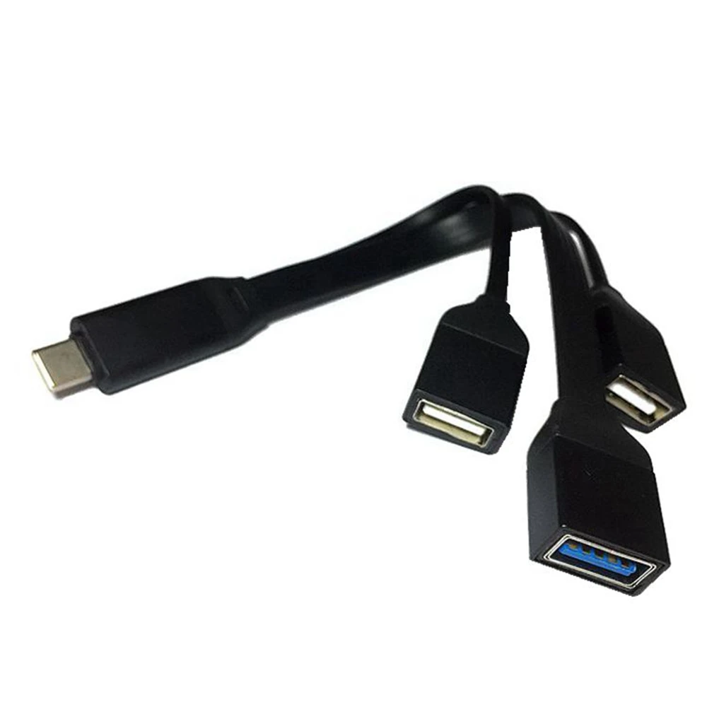 OTG USB 3.1 Type-C Hub إلى USB Hub 3.0/2.0 Super Speed USB Splitter 4-in-1 USB C Hub لاستخدام الهاتف المحمول Macbook Pro