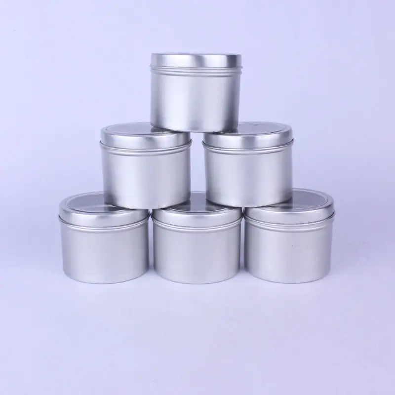 Empty Aluminium Cosmetic Pots Container Jar Tins Clear Top View Window 100ml F20173363