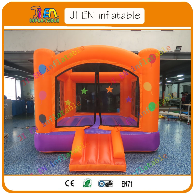 Free Shipping 4x3m Moonwalk Bounce House Inflatable Bouncer for Kids Residential Blow Up Bouncy Castle