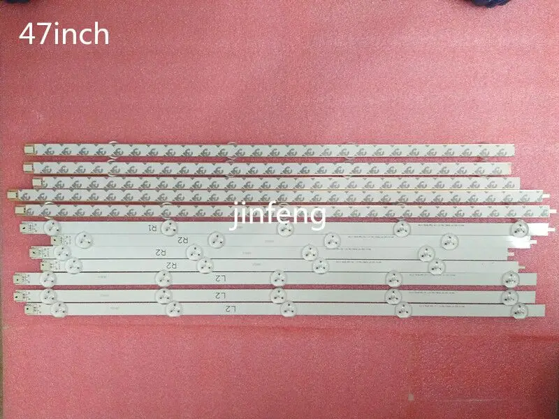 

12 Pieces/lot NEW 47" LG 47LN519C-CC LED strip 6916L-1174A 6916L-1175A 6916L-1176A 6916L-1177A,(3*R1,3*R2,3*L1,3*L2),