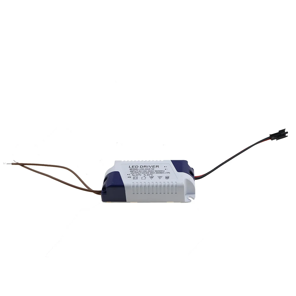 

High efficiency 300mA 18-24*1W DC 60V ~ 90V Led Driver 18W/20W/24W Power Supply AC 220V 110V for ceiling lamp LED lights 4PCS