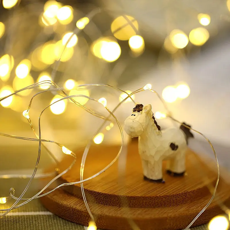 Multicolor Fairy Light 10M Solar Power Lamp Waterproof Solar String Light Copper Wire Christmas Wedding Party Decor Lamp