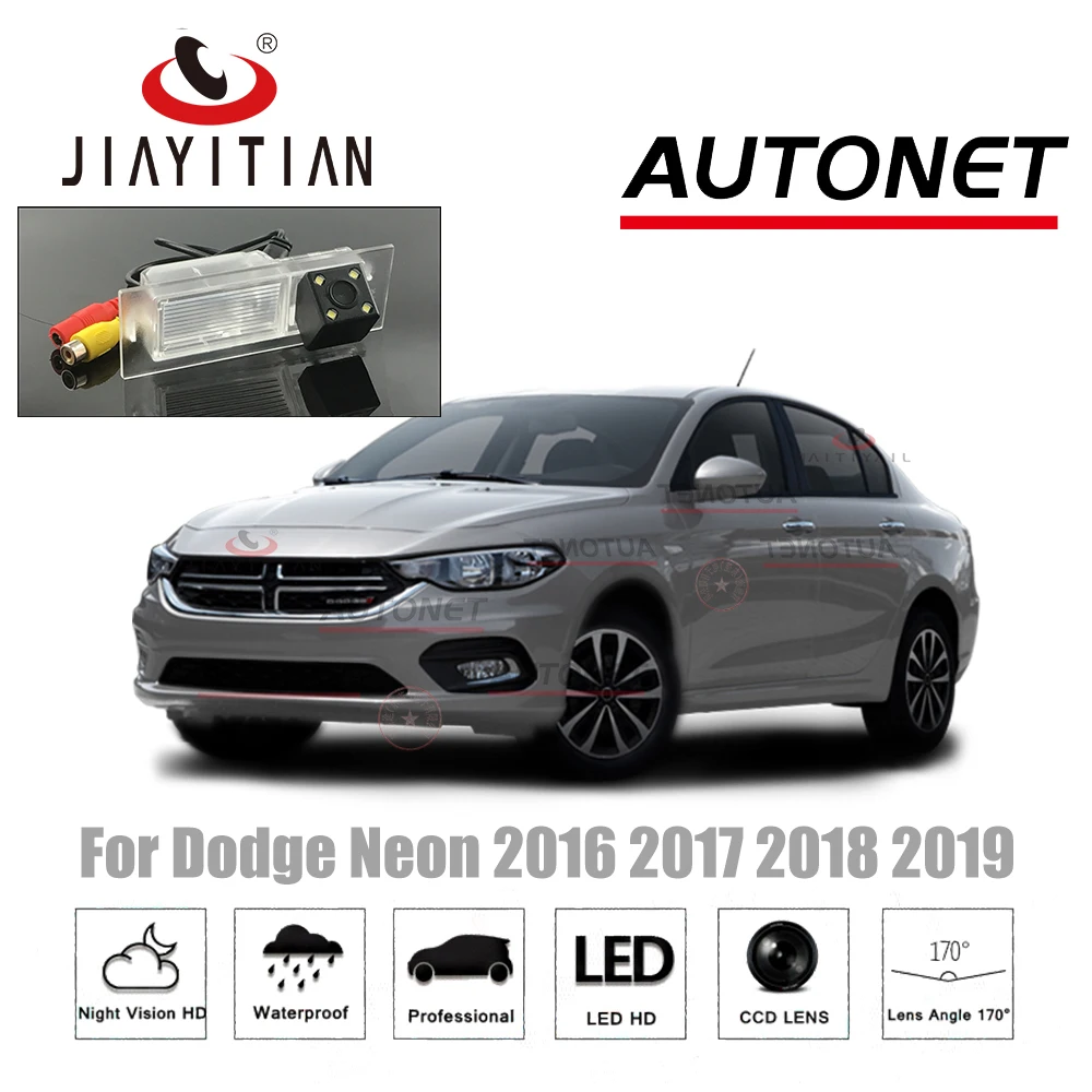 JIAYITIAN Hinten Kamera Für Dodge Neon 2016 2017 2018 2019 CCD Nachtsicht Reverse Kamera lizenz platte kamera backup kamera