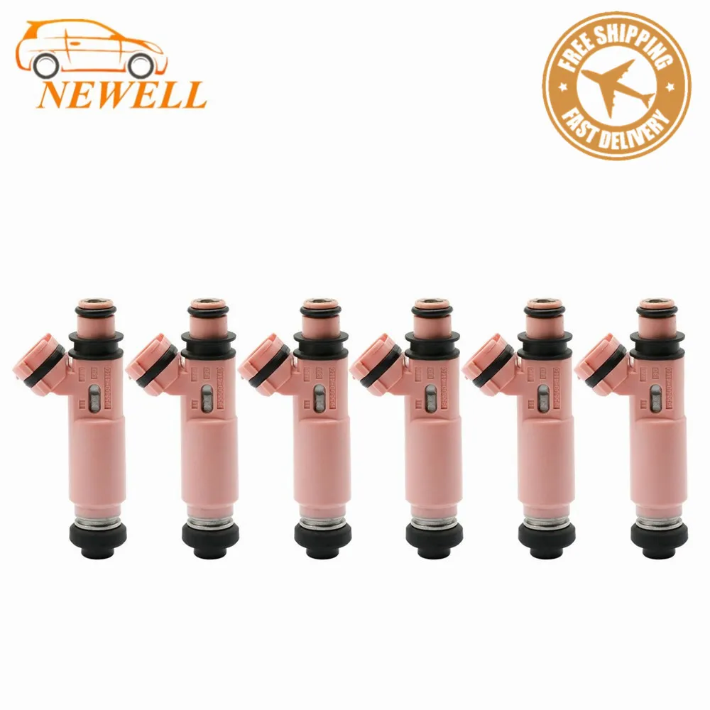 

6pcs 195500-4140 MR507376 Fuel injector For Mitsubishi Pajero Sport 6G72 3.0 V6 V73 1955004140