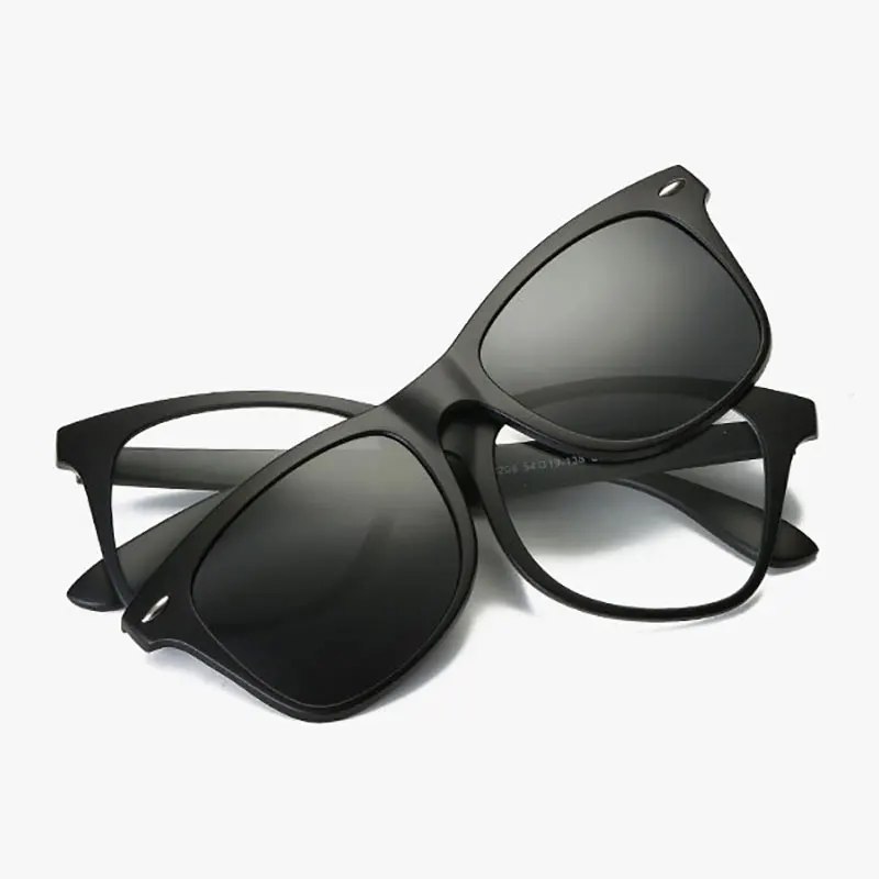Reven Jate 2208 Polarized Sunglasses Magnetic Clip-on for Men and Women Sunshades 4 Colors Driving and Fishing Sunwear