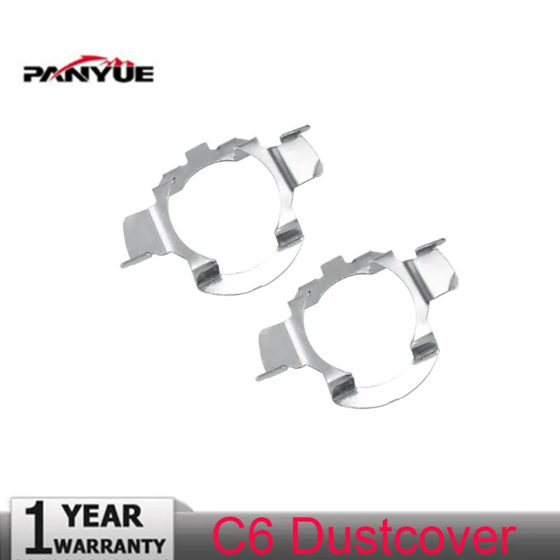 Muxall B enz/F ord/CH ERY Pen tium H7 Headlight Bulbs Fixed Metal Mounting Plate Adapter Holders 1 Pair H7 Lamps Adapter Base