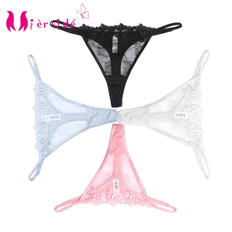 

Mierside 606 3PCS /Lot Thong Sexy Lingerie Girls' Underwear Embroidery Women Panties Style G-String S/M/L/XL/2XL/3XL/4XL/5XL