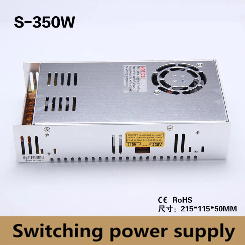 CE Rohs 2 Years warranty Single Output Switching Power Supply 350w 15V 23.3A for CNC Machine DIY, LED, CCTV Input 220v/110v