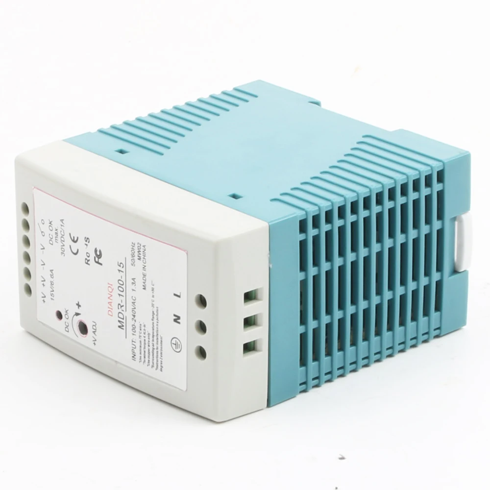 MDR-100 12V 15V 24V 36V 48V 100W Din Rail power supply ac-dc driver Transformers for LED Strip Light 110V 220V