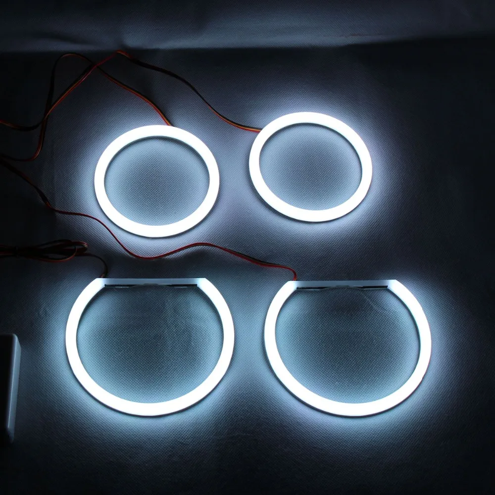 RGBW Angel Eyes Revolving Dynamic Cotton Sequential Flowing Bluetooth App For BMW E90 E91 E60/61 E81 82 83 E87 88 E46ti compact