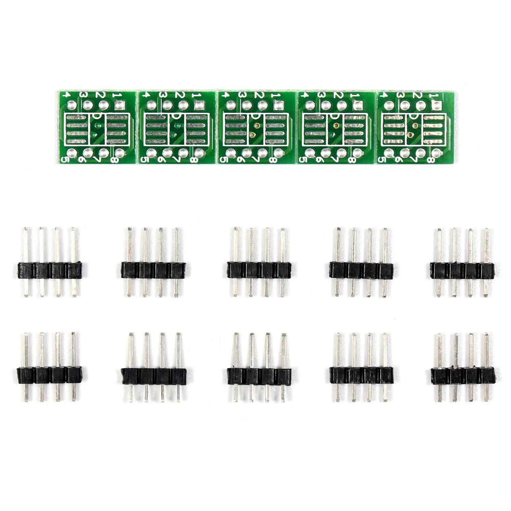 100pcs SOP8 SO8 SOIC8 TO DIP8 Adapter PCB Conveter Board