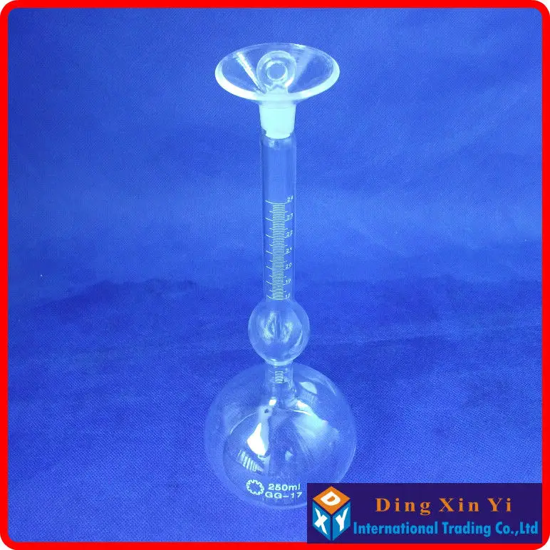 250ml Le pycnometer,Le Chatelier Flask,Solid pycnometer 0-24ml