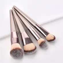 Champagne Makeup Brush Set 4/10 pcs #3