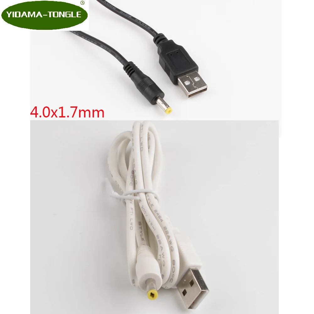 

Разъем питания постоянного тока USB преобразователь в 4,0*1,7 мм/DC 4,0*1,7 белый черный разъем с шнуром соединительный кабель