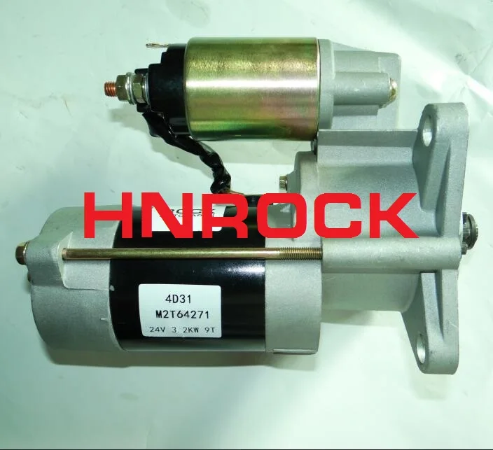 NEW STARTER MOTOR M2T64271 M2T64272 ME017004 859096 8S9096 16873 FOR CATERPILLAR EXACAVATOR EL70 FOR MITSUBISHI 4D31 ENGINE