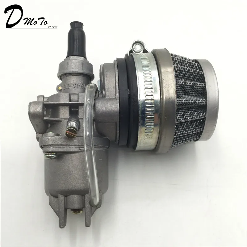 Pocket Bike 47cc 49cc engine carb carburetor with Pod Air Filter 2 stroke for Mini Quad ATV Dirt Bike MiniMoto Go Kart Buggy