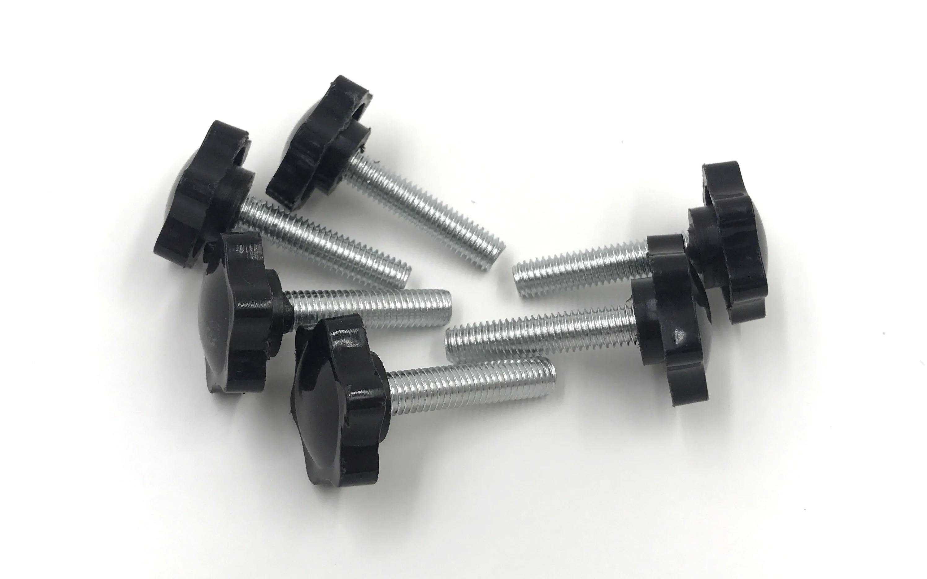 5 Chiếc M6 M8 M10 Đen Bakelite Tay Vít Tròn/Fillister Đầu Tay Nhựa Ốc Vít