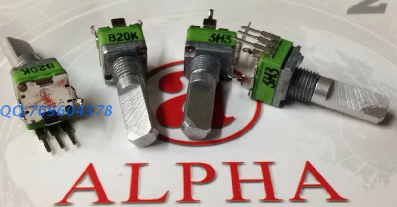 Al Taiwan APHA method Precision Potentiometer RK097 single joint B20K with the midpoint of the axial length of 20mm