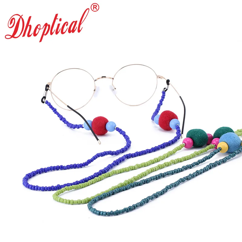 sunglasses chain ,glasses cord Acrylic+Cashmere  independent packing 10pcs avoid glasses slip  B060