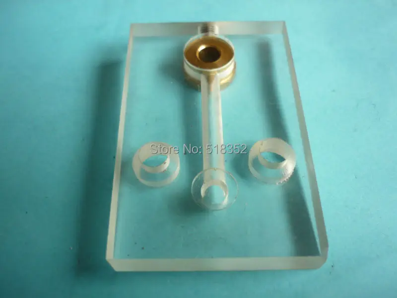 Water Jet Panel w/ Brass Nozzle 45x70x10mm Water Spray Cooling Plate for  Wire Cutt EDM High Speed Machine Wearing Parts