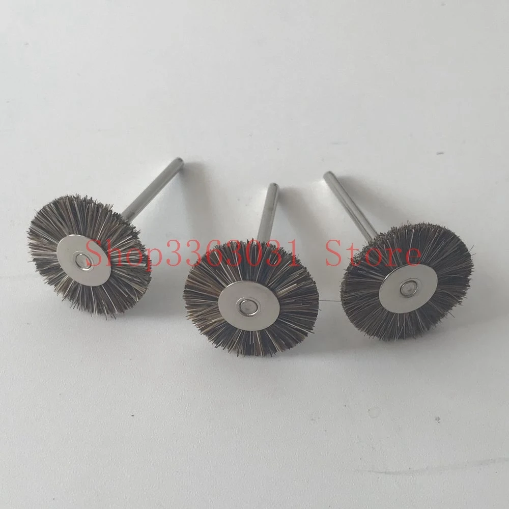 144PCS Dremel Accessories 2.35MM Shank Bristle Wheels Brush Buffing Polishing Brush Wheel for Dremel Rotary Tools