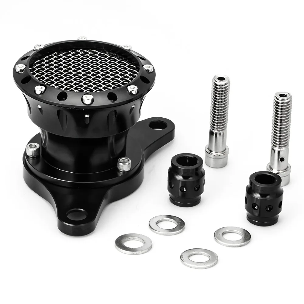 Motorcycle CNC Aluminum Black Velocity Stack Air Cleaner Intake Filter for Harley Sportster XL883 XL1200 1991-2016