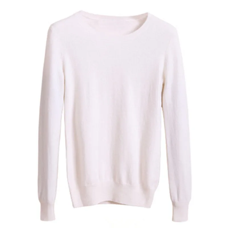 Brand NEW Women Sweaters Fashion Solid Color Long Sleeve Pullover Plus Size High Elasticity Slim Female Sweater